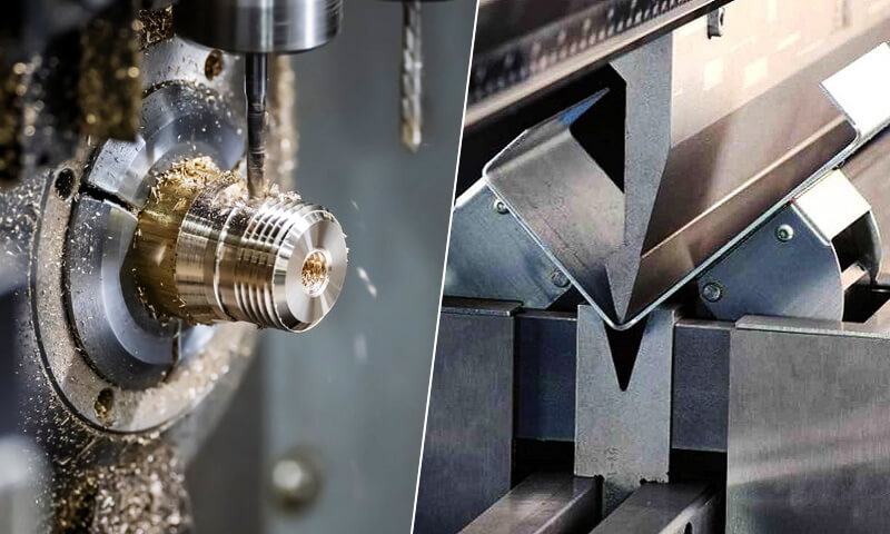 CNC Machining vs Sheet Metal Fabrication