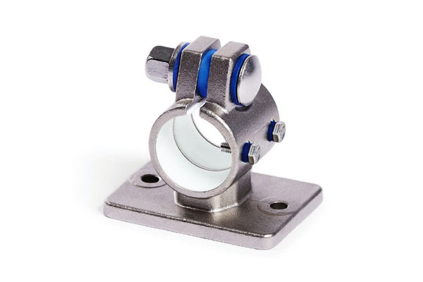 Conector de tubo redondo de acero inoxidable