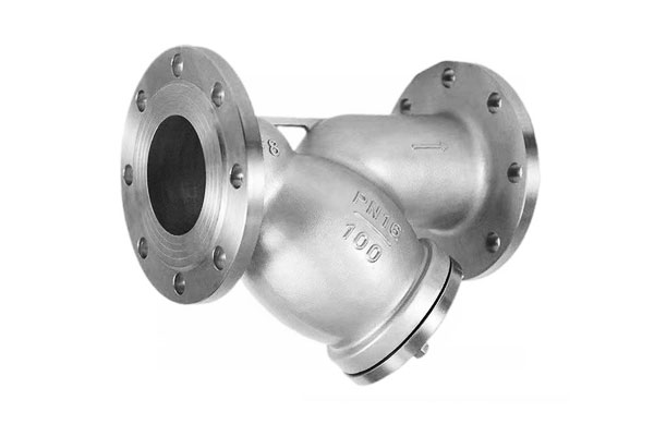 Dökme Paslanmaz Çelik Y Tipi Süzgeç Vanası