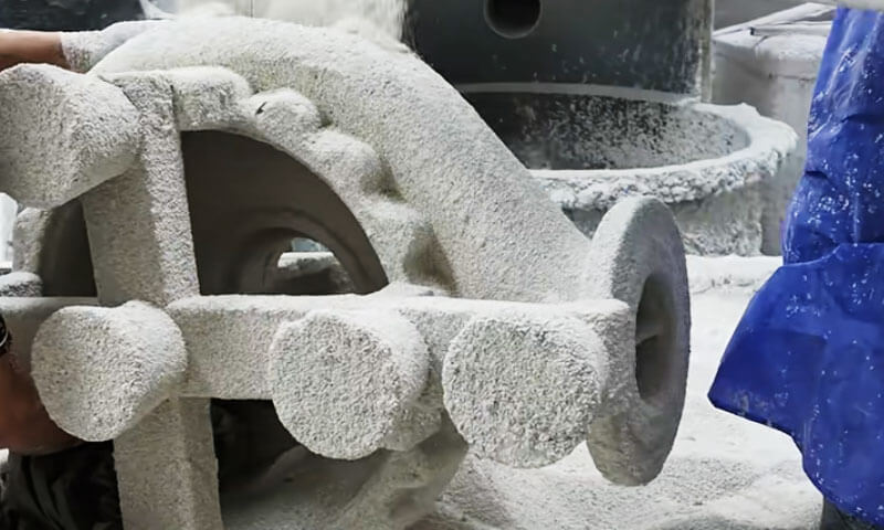 Stór steypa úr ryðfríu stáli: Shell gerð ferli